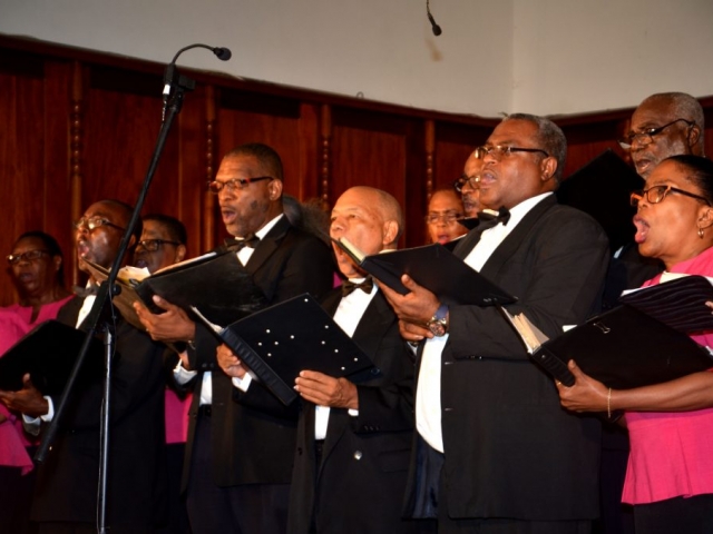 The National Chorale of Jamaica perform at Voices for Hospices at the University Chapel on October 14, 2017.  The CHASE Fund sponsored the concert which was staged by the Consie Walters Cancer Treatment Centre in recognition of World Hospice and Palliative Care Day.